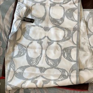 Coach silk scarf